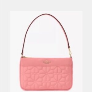 NWOT Kate Spade Blush Pink Floral Shoulder Bag